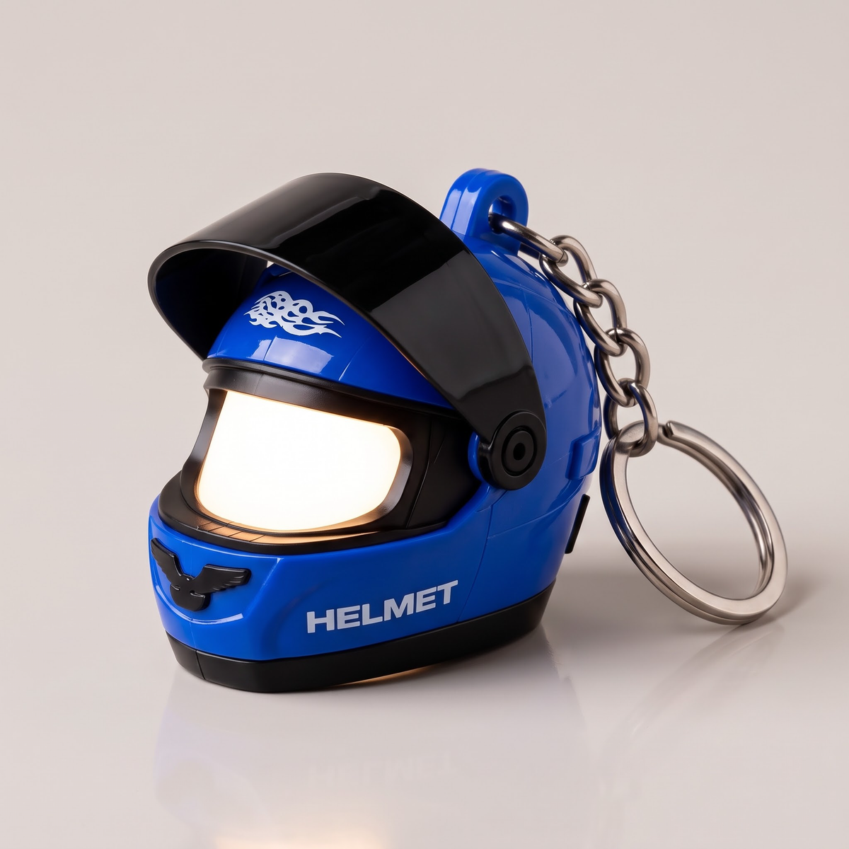 VISORA helmet keychain Blue